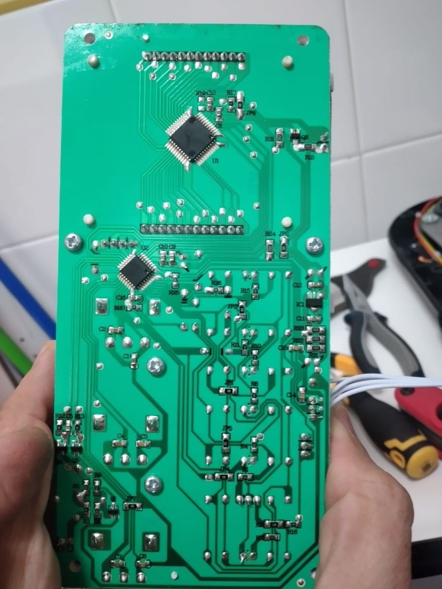 Placa de control con microprocesadores